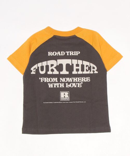 Russell Athletic(ラッセルアスレティック)の「【RUSSELL】ラグランTee(100~150cm)(Tシャツ/カットソー・キッズ・オフホワイト/キナリ/チャコール・100/110/140/150/120/130)」の4枚目の写真