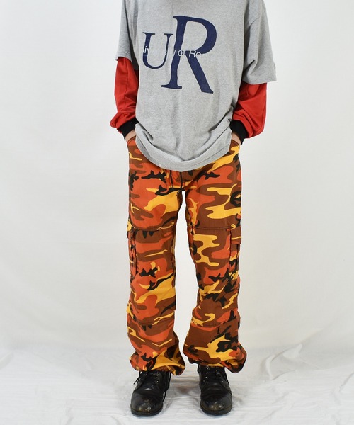 ROTHCO(ロスコ)の「【ヴィンテージ古着】ROTHCO / ロスコ 迷彩 カーゴパンツ オレンジ(カーゴパンツ・メンズ・オレンジ・X-SMALL)」の10枚目の写真