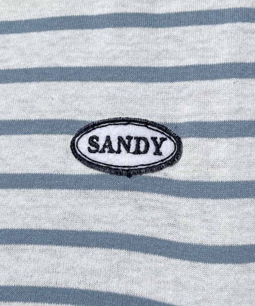 PairPair（ペアペア）の「ワンポイントロゴワッペンボーダーTEE(ユニセックス)（Tシャツ/カットソー・メンズ・ホワイト系/グリーン系/ブルー系・MEDIUM/LARGE）」の9枚目の写真