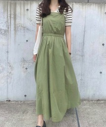 フレアキャミマキシ丈ワンピース