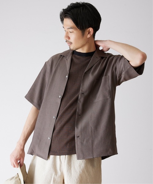 MILLER（ミラー）の「【MILLER / ミラー】417別注 リラックス ボーダーTシャツ（Tシャツ/カットソー・メンズ・ホワイト/ブラウン/ブルー/グリーン・MEDIUM/LARGE/X-LARGE）」の21枚目の写真