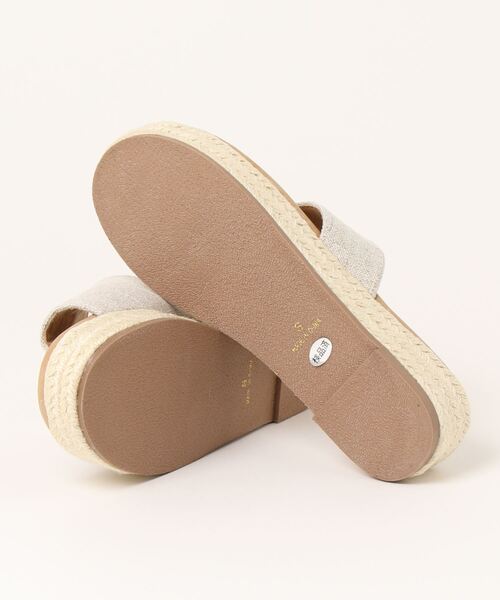 anap mimpi（アナップミンピ）の「キャンバス地ジュートトングサンダル（サンダル・レディース・ブラック/アイボリー・LL/S/M/L）」の10枚目の写真