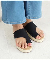 anap mimpi | キャンバス地ジュートトングサンダル(サンダル)