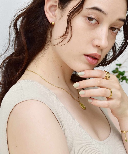 LHME（エルエイチエムイー）の「【WEB限定】”Gleam”コインネックレス/キャット/サージカルステンレス（金属アレルギー対応）【LHME / エルエイチエムイー】（ネックレス・レディース・シルバー/ゴールド・50cm）」の11枚目の写真