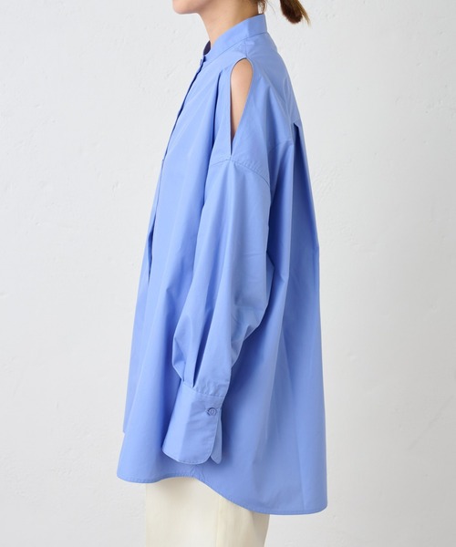 COLONY 2139（コロニートゥーワンスリーナイン）の「WEB・一部店舗限定 / タイプライターショルダースリットシャツ（シャツ/ブラウス・レディース・ホワイト/ピンク/ブルー・FREE）」の17枚目の写真