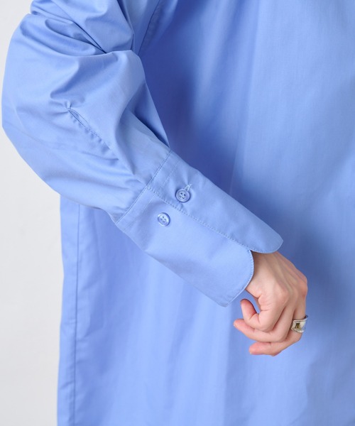 COLONY 2139（コロニートゥーワンスリーナイン）の「WEB・一部店舗限定 / タイプライターショルダースリットシャツ（シャツ/ブラウス・レディース・ホワイト/ピンク/ブルー・FREE）」の7枚目の写真