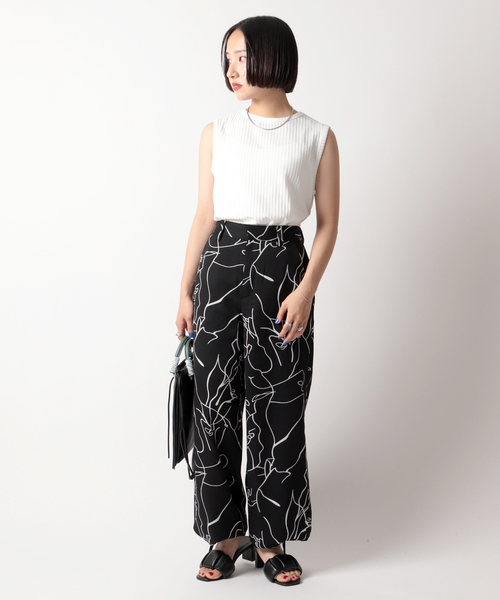 JOINT WORKS（ジョイントワークス）の「ドローイングプリントパンツ（その他パンツ・レディース・ブラック/ホワイト・FREE）」の18枚目の写真