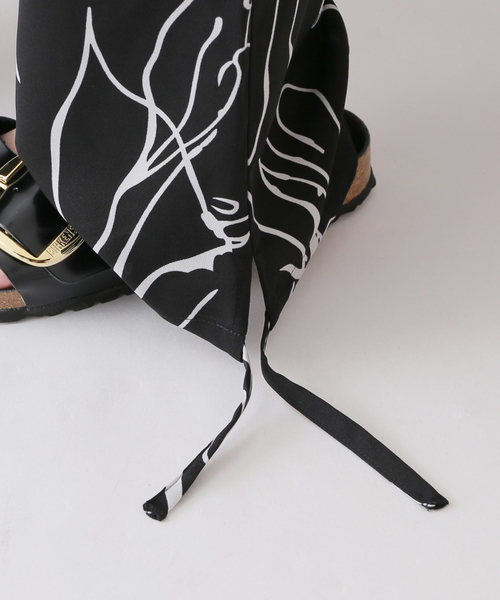 JOINT WORKS（ジョイントワークス）の「ドローイングプリントパンツ（その他パンツ・レディース・ブラック/ホワイト・FREE）」の11枚目の写真