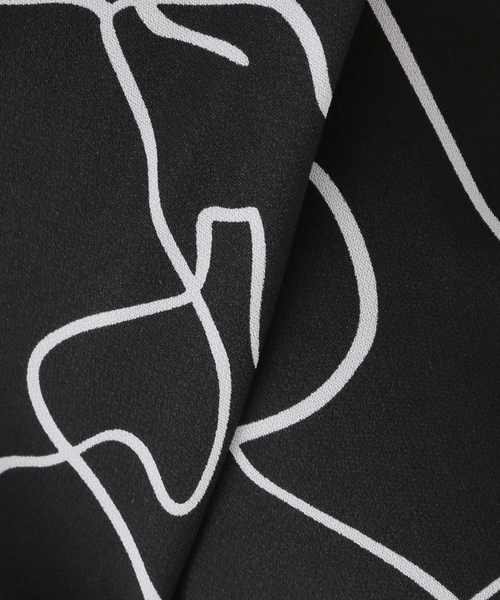 JOINT WORKS（ジョイントワークス）の「ドローイングプリントパンツ（その他パンツ・レディース・ブラック/ホワイト・FREE）」の6枚目の写真