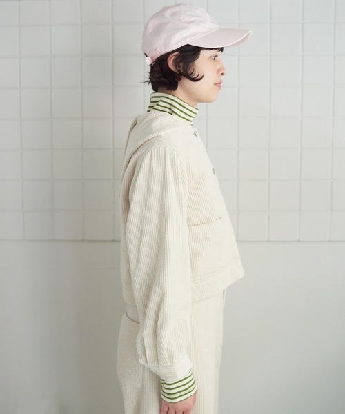 bulle de savon（ビュルデサボン）の「パフコール　セーラーブルゾン（ブルゾン・レディース・キナリ/ブラウン・FREE）」の21枚目の写真