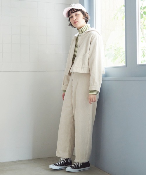 bulle de savon（ビュルデサボン）の「パフコール　セーラーブルゾン（ブルゾン・レディース・キナリ/ブラウン・FREE）」の10枚目の写真