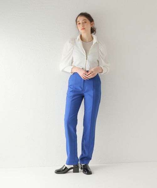 GHOSPELL（ゴスペル）の「【GHOSPELL/ゴスペル】Suite Tapered Trousers（その他パンツ・レディース・ブルー系その他・X-SMALL/SMALL）」の3枚目の写真