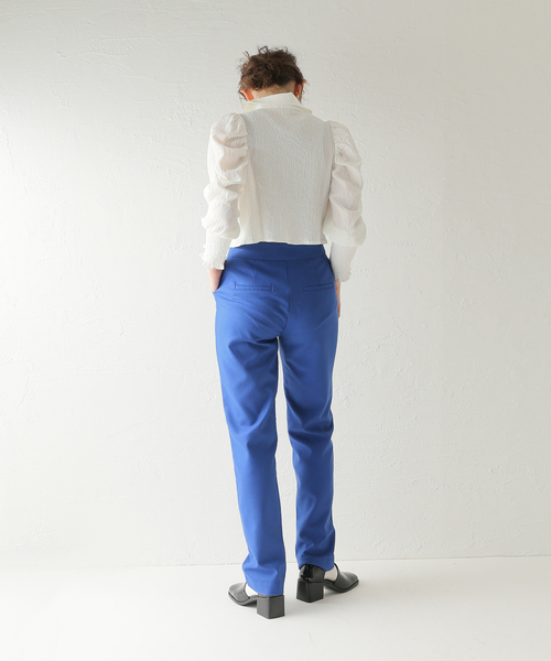 GHOSPELL（ゴスペル）の「【GHOSPELL/ゴスペル】Suite Tapered Trousers（その他パンツ・レディース・ブルー系その他・X-SMALL/SMALL）」の4枚目の写真