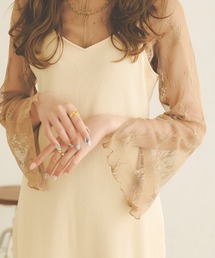 Ambre Neige | 花柄レーススリットトップス／【WEB/EC限定商品】(シャツ/ブラウス)