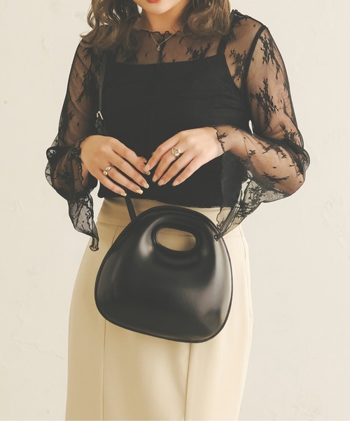 Ambre Neige（アンブルネージュ）の「花柄レーススリットトップス／【WEB/EC限定商品】（シャツ/ブラウス・レディース・ブラック/ベージュ/アイボリー・FREE）」の14枚目の写真