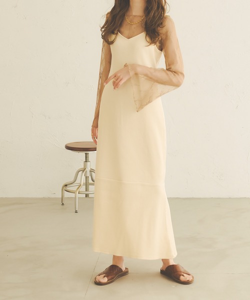 Ambre Neige（アンブルネージュ）の「花柄レーススリットトップス／【WEB/EC限定商品】（シャツ/ブラウス・レディース・ブラック/ベージュ/アイボリー・FREE）」の15枚目の写真