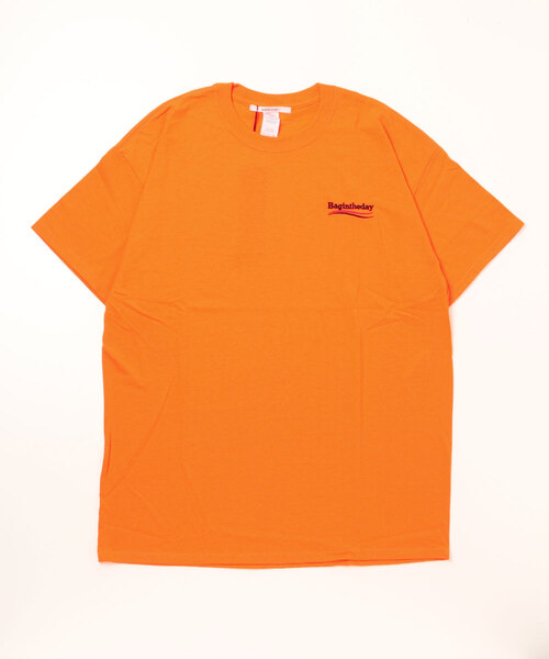 hardcover(ハードカバー)の「hardcover /bag in the day 刺繍TEE(Tシャツ/カットソー・レディース・オレンジ・FREE)」の2枚目の写真
