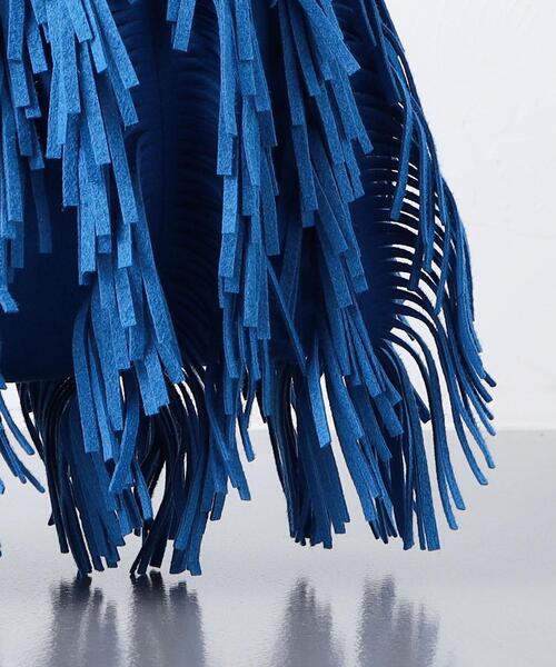 MARY AL TERNA（メアリオルターナ）の「【一部別注】＜MARY AL TERNA＞SWAY FRG バッグ（ショルダーバッグ・レディース・ライトグレー/コバルトブルー・FREE）」の8枚目の写真