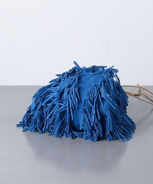 MARY AL TERNA（メアリオルターナ）の「【一部別注】＜MARY AL TERNA＞SWAY FRG バッグ（ショルダーバッグ・レディース・ライトグレー/コバルトブルー・FREE）」の9枚目の写真