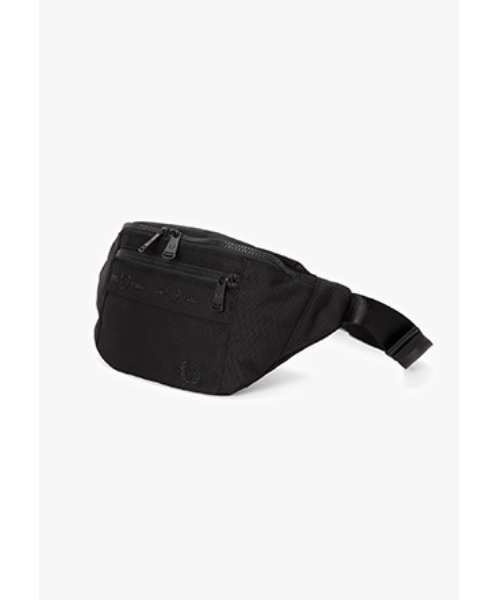 FRED PERRY　フレッドペリー　バッグ　ウエストポーチ　ブラック FRED PERRY（フレッドペリー） ウエストポーチ ウエストバッグ 「WEB