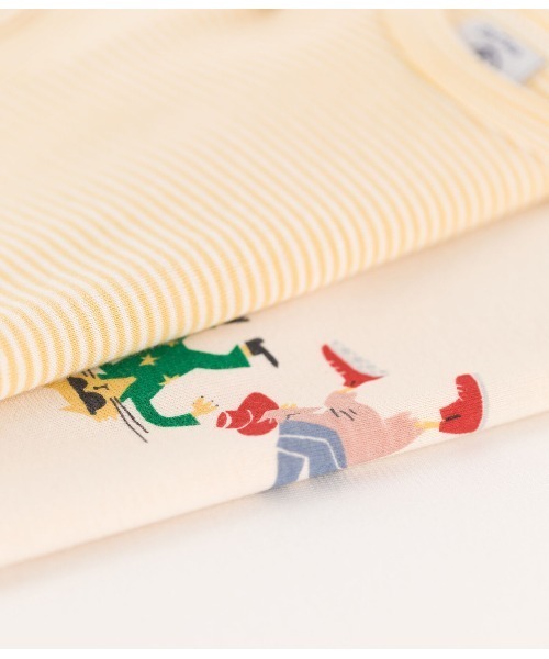 PETIT BATEAU（プチバトー）の「半袖ボディ3枚組（インナー