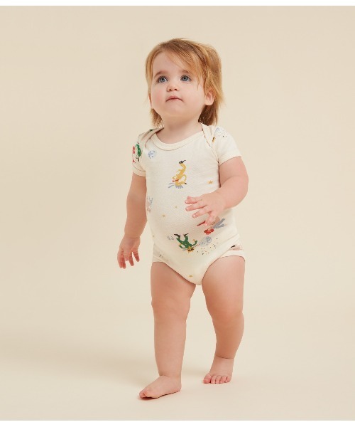 PETIT BATEAU（プチバトー）の「半袖ボディ3枚組（インナー