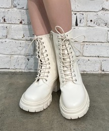 one after another NICE CLAUP | タンク底レースアップショートブーツ(ブーツ)