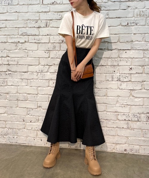 one after another NICE CLAUP(ワンアフターアナザーナイスクラップ)の「タンク底レースアップショートブーツ(ブーツ・レディース・ブラック/ブラウン/アイボリー・SMALL/MEDIUM/LARGE)」の8枚目の写真