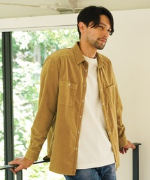 ストレッチコーデュロイシャツ