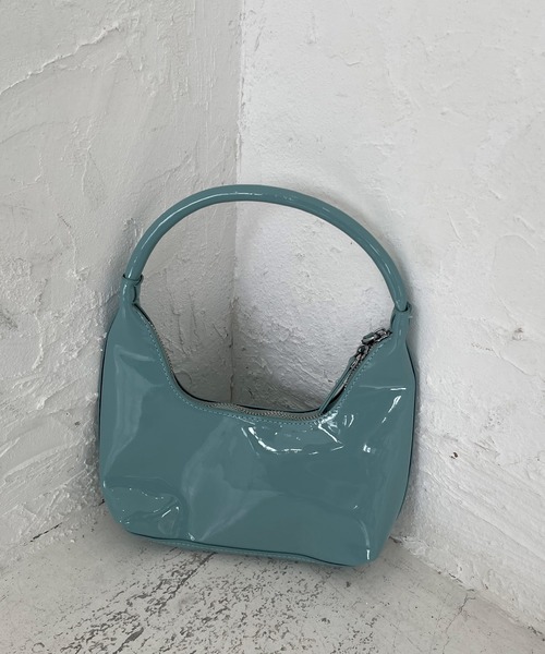 HALEY PESCA（ヘーリーペスカ）の「HALEY PESCA/スクエア コンパクトハンドバッグ（ハンドバッグ・レディース・ホワイト/ブラック/ブルー/ピンク/レッド・FREE）」の3枚目の写真