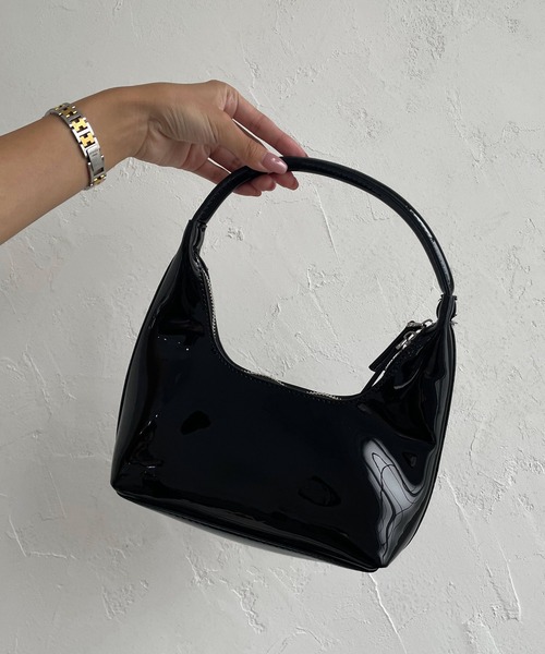 HALEY PESCA（ヘーリーペスカ）の「HALEY PESCA/スクエア コンパクトハンドバッグ（ハンドバッグ・レディース・ホワイト/ブラック/ブルー/ピンク/レッド・FREE）」の12枚目の写真