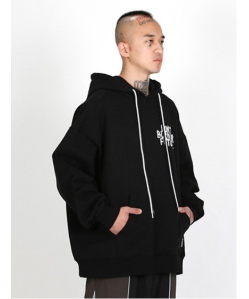 【AJOBYAJO/アジョバイアジョ】Oversized (19) Slogan Hoodie/オーバーサイズ フーディ パーカー ロゴフーディ パーカー プルオーバー 秋服 冬服
