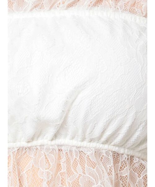 d.i.a. ホワイト レースアップ ベアトップ ベアトップ フロント レース[品番：DY000029586]｜Dazzy（デイジー）の