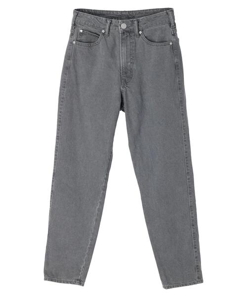 AMERICAN HOLIC（アメリカンホリック）の「マムテーパードパンツ（デニムパンツ・レディース・ナチュラル/グリーン/ライトグレー/パープル/サックスブルー/イエロー/インディゴブルー・S/M/L）」の18枚目の写真