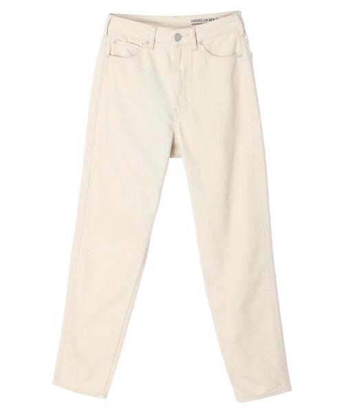 AMERICAN HOLIC（アメリカンホリック）の「マムテーパードパンツ（デニムパンツ・レディース・ナチュラル/グリーン/ライトグレー/パープル/サックスブルー/イエロー/インディゴブルー・S/M/L）」の17枚目の写真