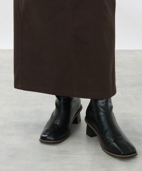 THE SHOP TK （ザ ショップ ティーケー ）の「◆【スッキリシルエット】ベイカーナロースカート（スカート・レディース・ダークブラウン/オリーブ/カーキ・12/11/13）」の7枚目の写真