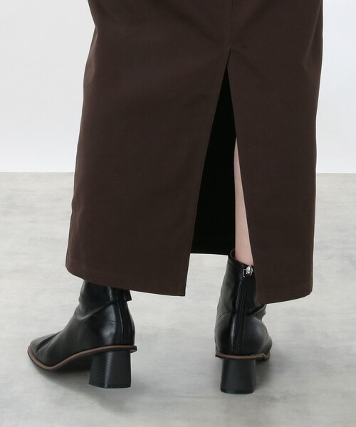 THE SHOP TK （ザ ショップ ティーケー ）の「◆【スッキリシルエット】ベイカーナロースカート（スカート・レディース・ダークブラウン/オリーブ/カーキ・12/11/13）」の14枚目の写真