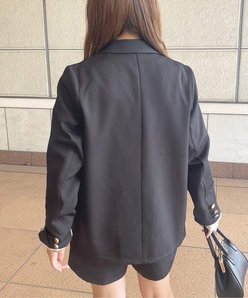 apres jour(アプレジュール)の「ロングスリーブジャケット【ZOZOTOWN限定アイテム】(テーラードジャケット・レディース・ブラック/ネイビー/ピンクベージュ/アイボリー・X-LARGE/フリー)」の20枚目の写真