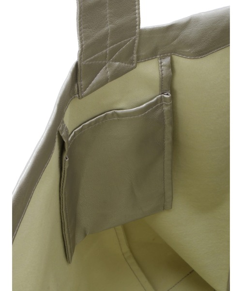 koe（コエ）の「フェイクレザーワンショルダーバッグ＊（ショルダーバッグ・レディース・ブラック/ダークグリーン/シルバー・FREE）」の15枚目の写真