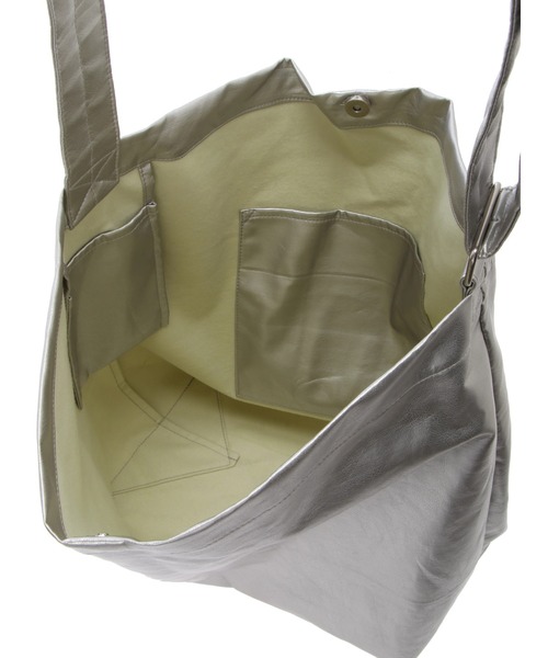 koe（コエ）の「フェイクレザーワンショルダーバッグ＊（ショルダーバッグ・レディース・ブラック/ダークグリーン/シルバー・FREE）」の16枚目の写真