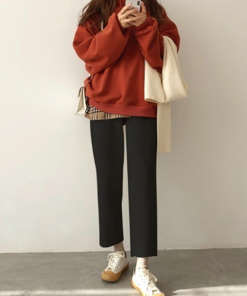 CLEA（クレア）の「コーデュロイテーパードイージーパンツ（その他パンツ・レディース・アイボリー/ブラック/ブラウン・FREE）」の5枚目の写真