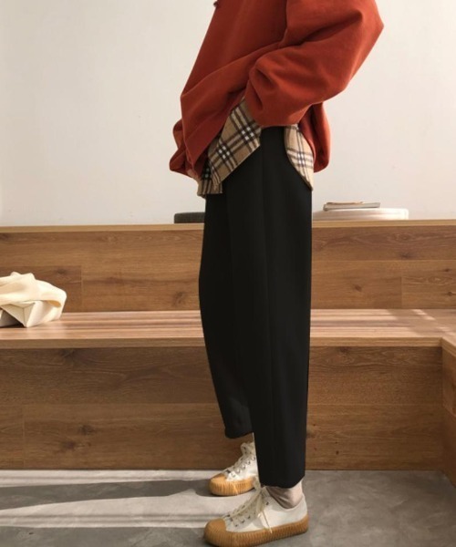 CLEA（クレア）の「コーデュロイテーパードイージーパンツ（その他パンツ・レディース・アイボリー/ブラック/ブラウン・FREE）」の12枚目の写真