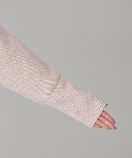 ROPE' PICNIC(ロペピクニック)の「【WEB限定】バックボタンリラックスニットワンピース(ワンピース・レディース・ブラック/ブラウン/ピンク系その他2・38)」の10枚目の写真