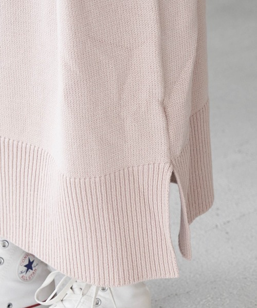 ROPE' PICNIC(ロペピクニック)の「【WEB限定】バックボタンリラックスニットワンピース(ワンピース・レディース・ブラック/ブラウン/ピンク系その他2・38)」の18枚目の写真