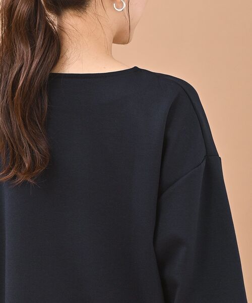 rps(アールピーエス)の「パール使いダンボールカットプルオーバー(Tシャツ/カットソー・レディース・ネイビー/アイボリー・フリー)」の15枚目の写真