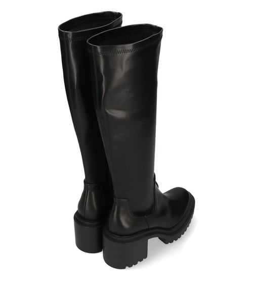 ORiental TRaffic(オリエンタルトラフィック)の「厚底ストレッチロングブーツ/21505(ブーツ・レディース・ブラック・S/M/L/LL)」の4枚目の写真