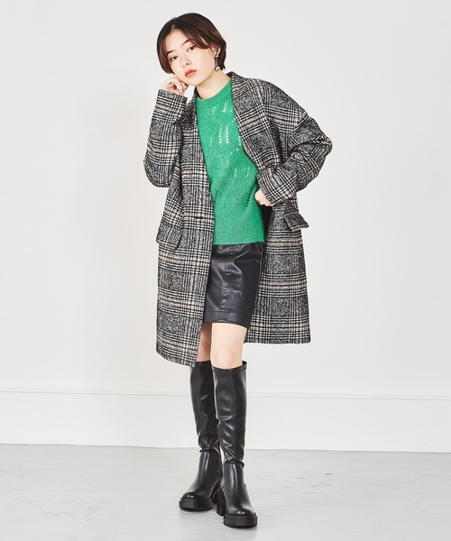 ORiental TRaffic(オリエンタルトラフィック)の「厚底ストレッチロングブーツ/21505(ブーツ・レディース・ブラック・S/M/L/LL)」の11枚目の写真