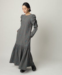 CADUNE（カデュネ）の「花柄刺繍ワンピース（ワンピース）」 - WEAR