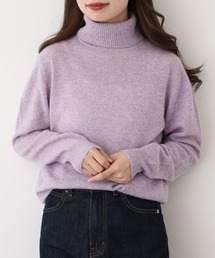 ニット/セーター（パープル/紫色系・カシミヤ）ファッション通販