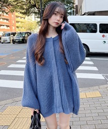 ニットカーディガン